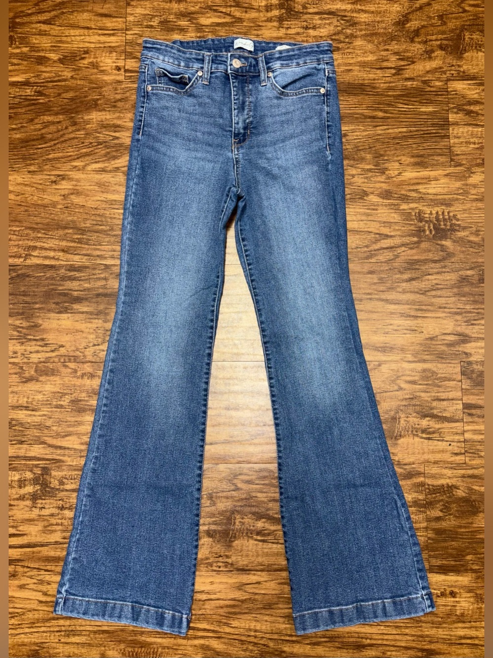 Wonderly High Rise Flare Jeans Size 6